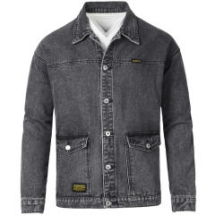 Spring Autumn New Men's Loose Handsome Denim Jacket