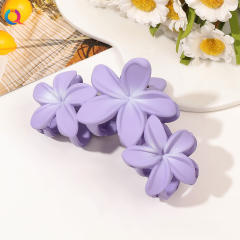 Spring Summer Gradient Flower Grab Clip hot sale hair claw cilps