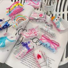 New acrylic clip Korean cartoon hair accessories dopamine hair claw clips
