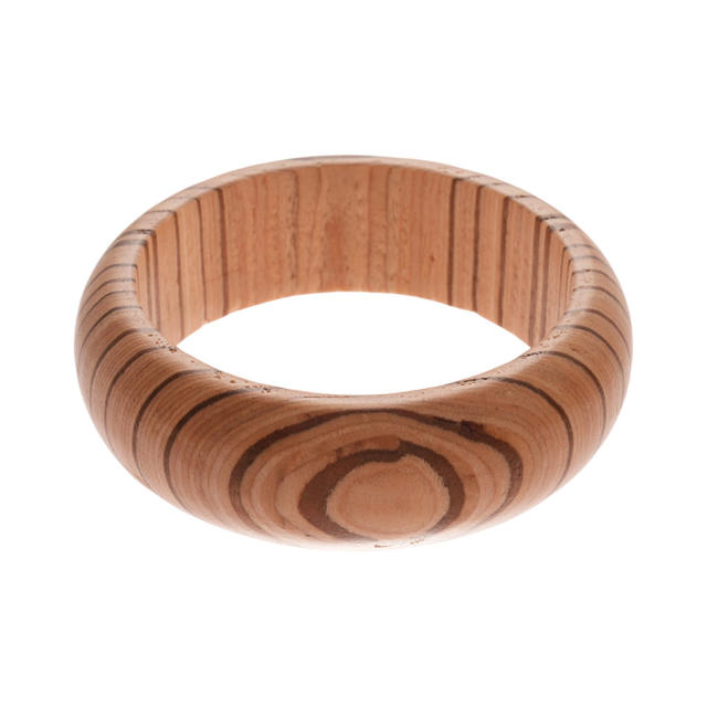 New Chinese Style Wooden Rivet Geometric Bracelet chunky bangle