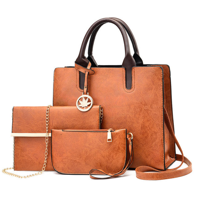 handbags Bag Fashion Women's Shoulder Bag Large Capacity Three-piece Women's Bag