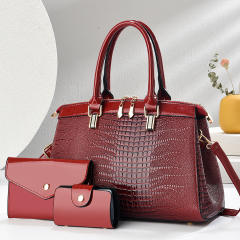 large capacity women's new all-match zipper tote bag set