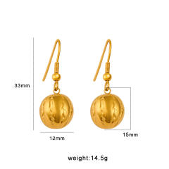 18KG strawberry watermelon apple pendant stainless steel earring necklace set