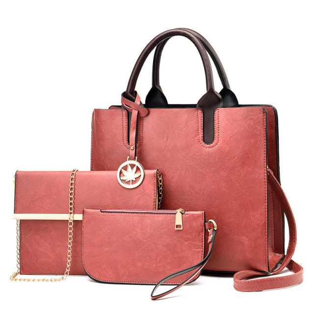 handbags Bag Fashion Women's Shoulder Bag Large Capacity Three-piece Women's Bag