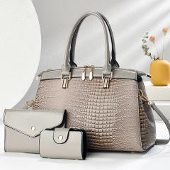 large capacity women's new all-match zipper tote bag set