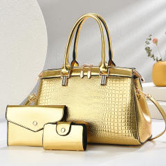 large capacity women's new all-match zipper tote bag set