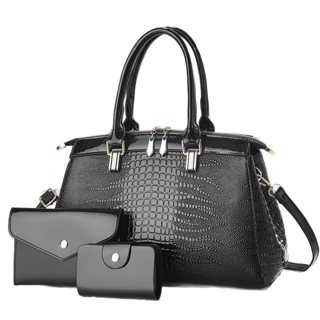 large capacity women's new all-match zipper tote bag set