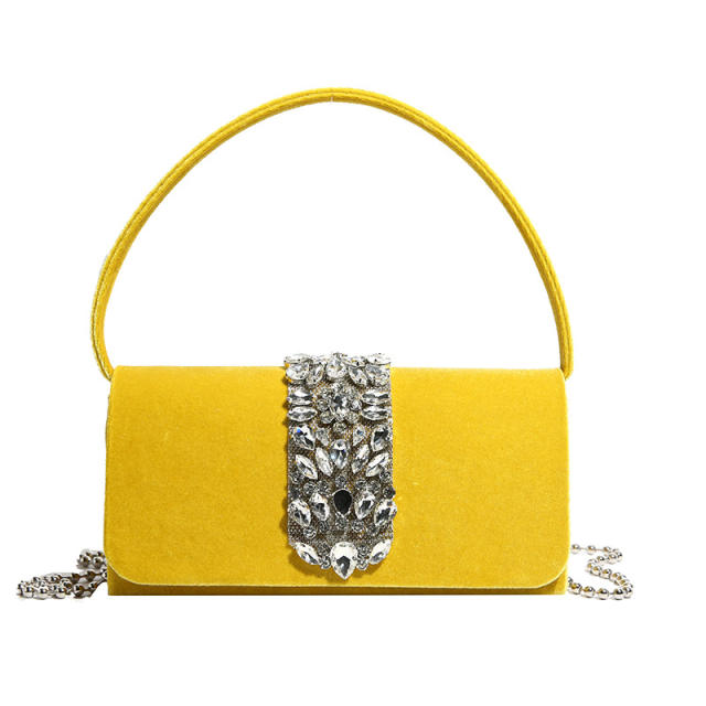 Diamond bag women's rhinestone evening bag all-match wedding handbag purse bag