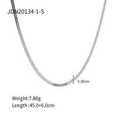 Silver color sweet bow chain tassel stainless steel necklace long necklace