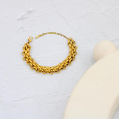 Exaggerated Luxury stainless Steel Heavy Industry choker necklace