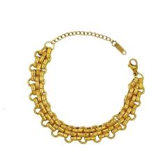 Exaggerated Luxury stainless Steel Heavy Industry choker necklace