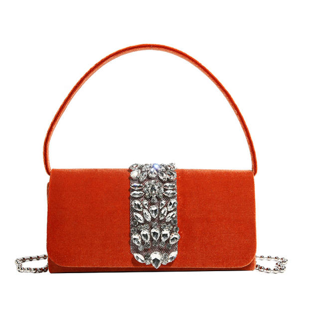 Diamond bag women's rhinestone evening bag all-match wedding handbag purse bag