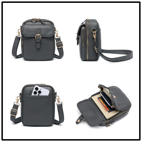 Unisex Messenger Bag Trendy Storage Bag Casual Shoulder Bag RFID card holder bag