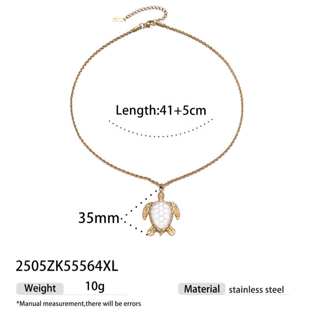 Marine Animal Starfish Pendant stainless steel Necklace