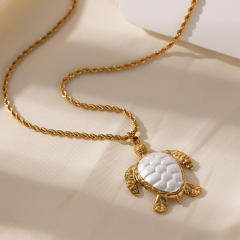 Marine Animal Starfish Pendant stainless steel Necklace