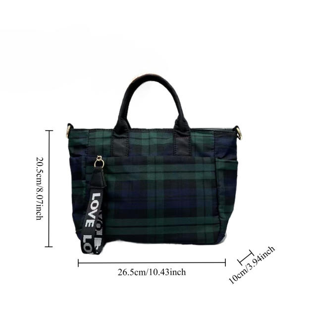 Concise quilted pattern easy match women handbag crossbody bag