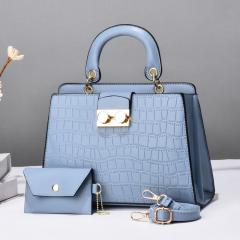 Women's Bag Two-piece Set handbag Women's Large Capacity Solid Color Handbag