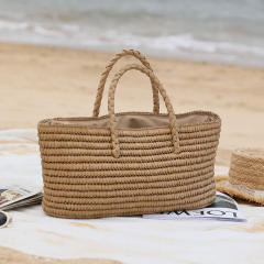 Wholesale Large Capacity Beach Bag Straw Woven Bag