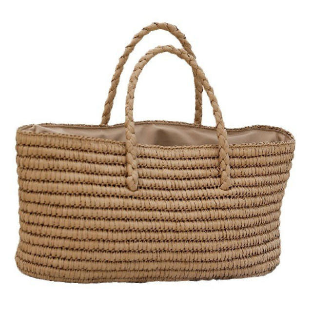 Wholesale Large Capacity Beach Bag Straw Woven Bag