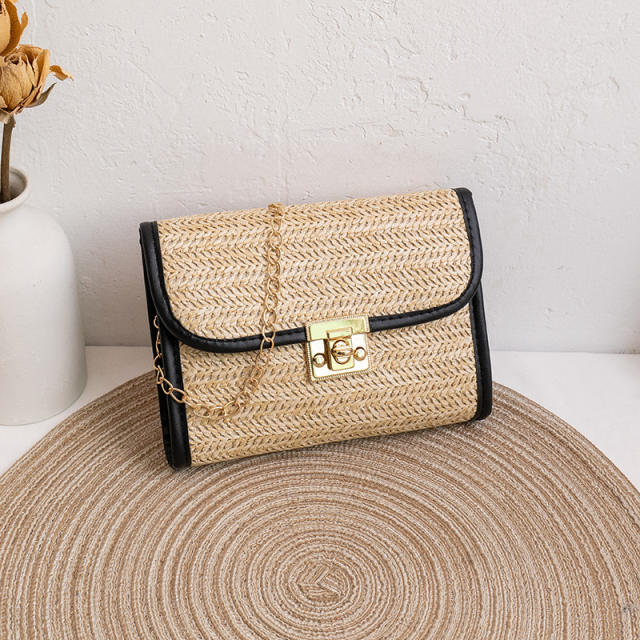 Straw Bag small bag all-match women's small square bag
