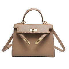 Palm Print 2025 New Kelly Bag Medium Color Contrast Shoulder bag