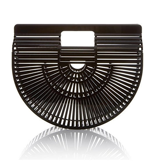 Vegetable Basket Bamboo Bag Outdoor Beach Bag Handbag Rattan Women's Straw Bag