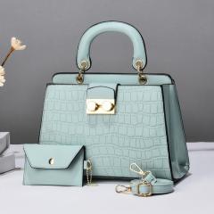 Women's Bag Two-piece Set handbag Women's Large Capacity Solid Color Handbag
