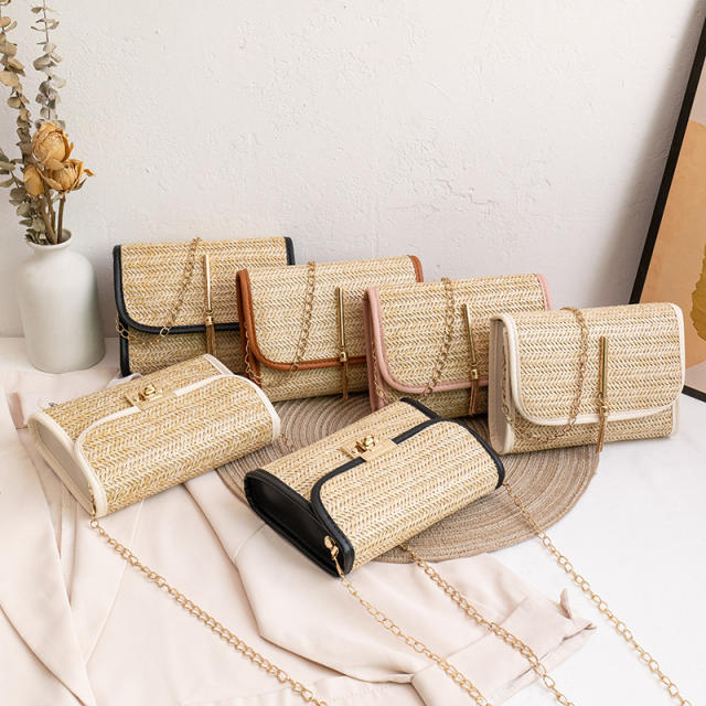 Straw Bag small bag all-match women's small square bag