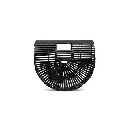 Vegetable Basket Bamboo Bag Outdoor Beach Bag Handbag Rattan Women's Straw Bag