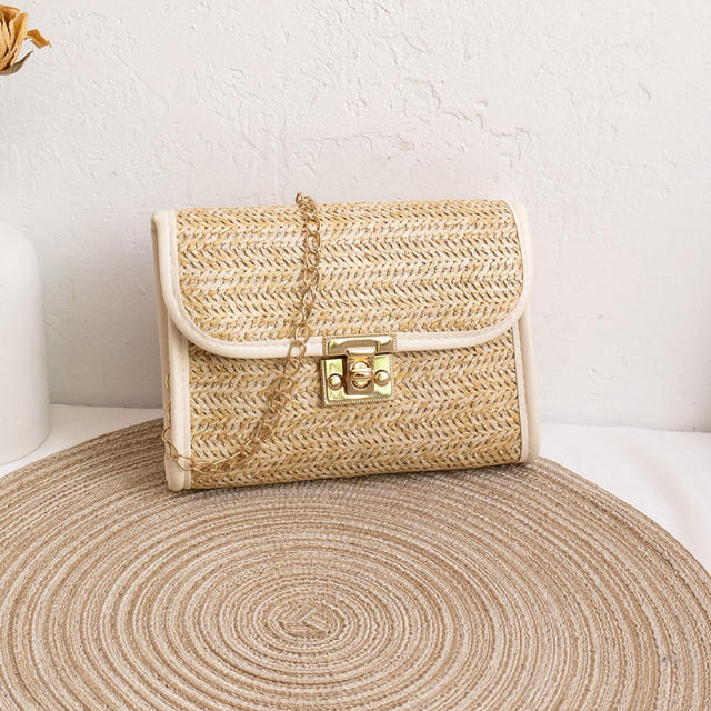 Straw Bag small bag all-match women's small square bag