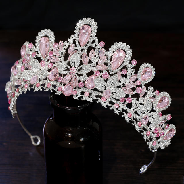 Bridal Crown Headwear Wedding Birthday Evening Wedding Accessories Luxury Crystal Rhinestones Hair Accessories