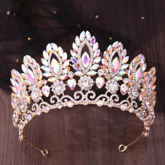 New Crystal Crown Tiara Bridal Hair Accessories