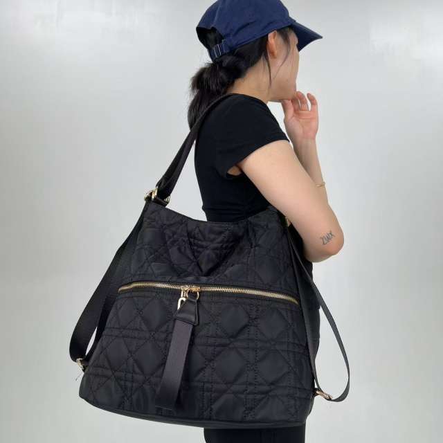 Concuse multi function backpack tote bag quilted design bags for women