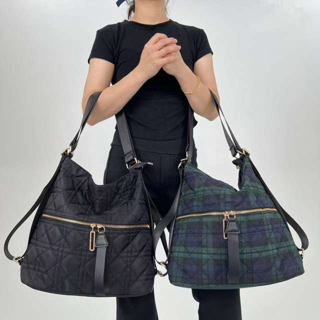 Concuse multi function backpack tote bag quilted design bags for women