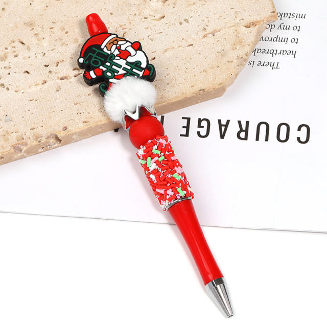 Creative New Cartoon Rotating Beaded Pen Heavy Glitter High-Value New Ins Style Bead Pen Ballpoint Pen