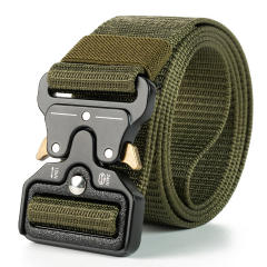 Men's Cobra tactical belt men's outdoor nylon buckle belt