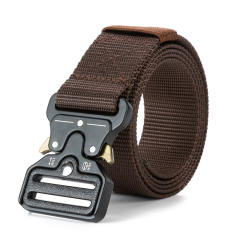 Men's Cobra tactical belt men's outdoor nylon buckle belt