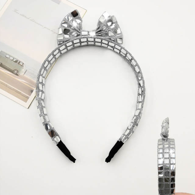 Square Sequin Headband Women's Hair Accessible Luxury Headwear Hair Accessories Wholesale