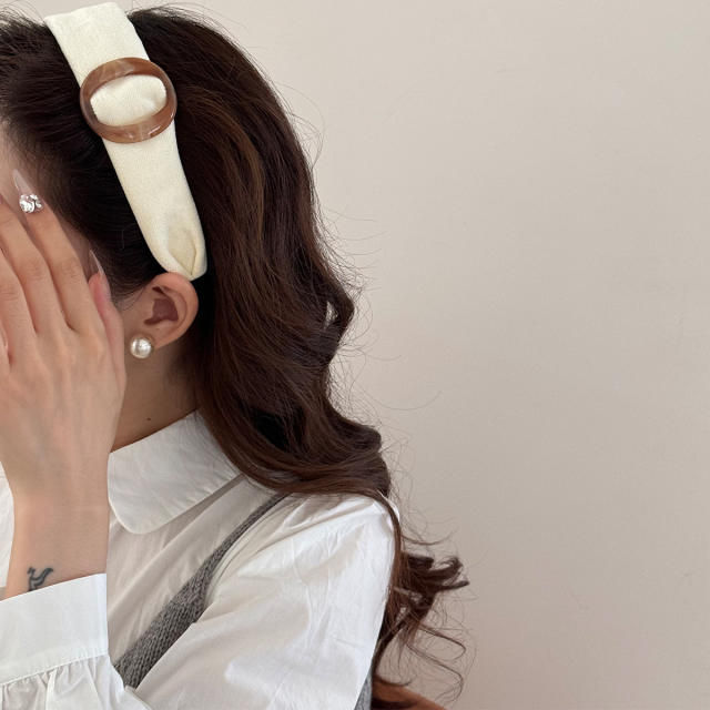 Autumn winter design easy match fabric headband