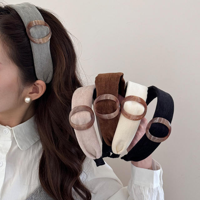 Autumn winter design easy match fabric headband