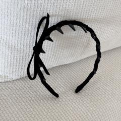 Korean fashion sweet bow zig zag headband