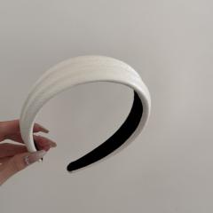 Autumn winter PU leather hot sale headband for women