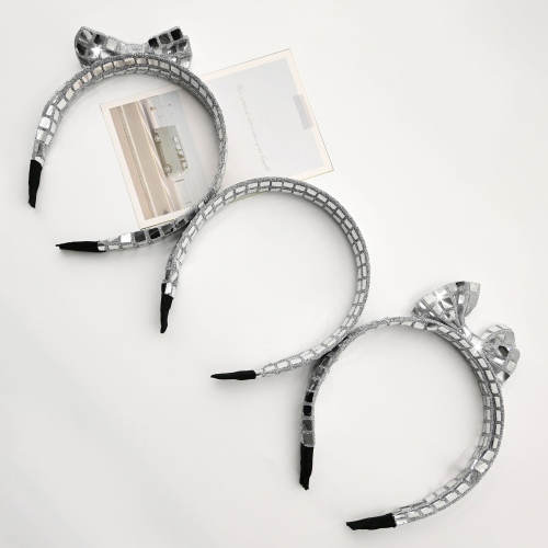 Square Sequin Headband Women's Hair Accessible Luxury Headwear Hair Accessories Wholesale