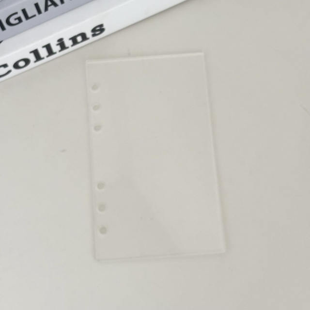A6 acrylic transparent double-sided film loose-leaf hard shell DIY photo album can be equipped with loose-leaf core