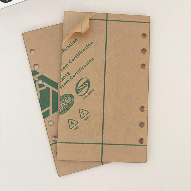 A6 acrylic transparent double-sided film loose-leaf hard shell DIY photo album can be equipped with loose-leaf core