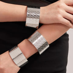 35mm wide design stainless steel cuff bangle arm bangle