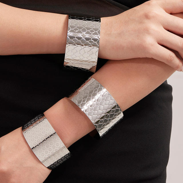 35mm wide design stainless steel cuff bangle arm bangle