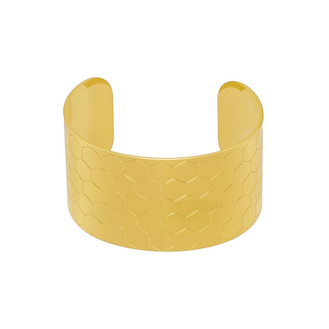 35mm wide design stainless steel cuff bangle arm bangle