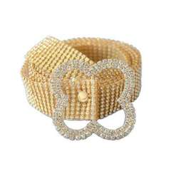 Full Rhinestone Belt Women's Fashionable All-match Full-Diamond Belt