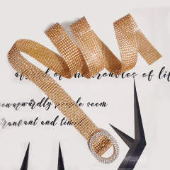 Full Rhinestone Belt Women's Fashionable All-match Full-Diamond Belt
